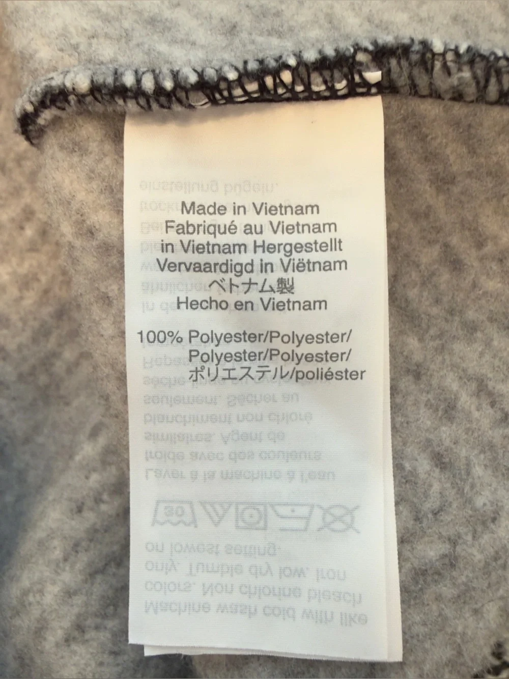 J.Crew Factory Herringbone Fleece-Lined Funnelneck Pullover Sweater Size S